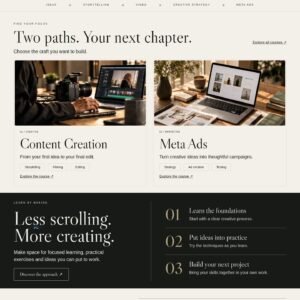 Somali Creators editable Elementor homepage desktop preview.